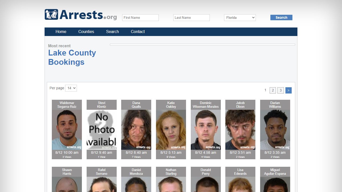 Lake County Arrests and Inmate Search
